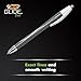 BIC Glide Exact Black Retractable Ballpoint Pens, Fine Point (0.7mm), 12-Count Pack, Ultra Smooth Writing Black Pens