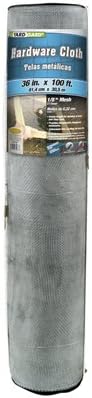 Galvanized Metal Hardware Cloth Fence, 1/8-In. Mesh, 27-Ga., 36-In. x 100-Ft.