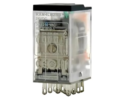 Relais intermédiaire RXM4LB2BD fiable à 4 jeux de contacts pour éviter les pannes