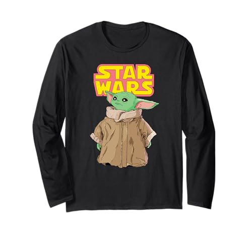 Star Wars t-shirt manches longues à offrir à un fan du Mandalorian