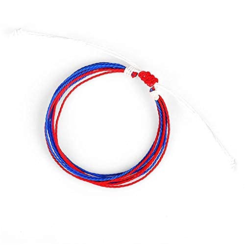 Bracelet de corde de noeuds faits à la main en fil de haute qualité