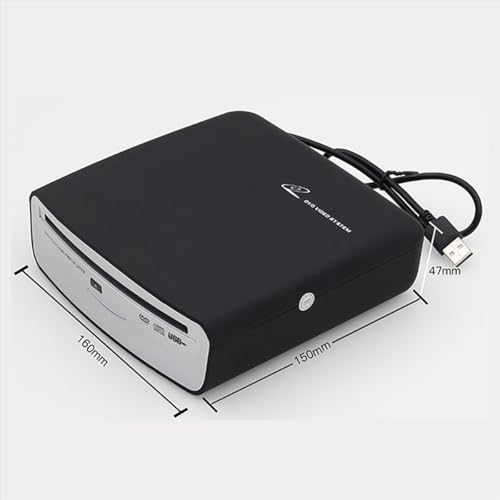 Lecteur CD DVD externe pour voiture SUV accessoires Android interface USB stéréo noir - 4