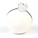Nishine 2 Stück Baby Mädchen Krone Stirnband Prinzessin Diadem Kopfschmuck Set Kleinkind elastisches Stirnband(Silber)