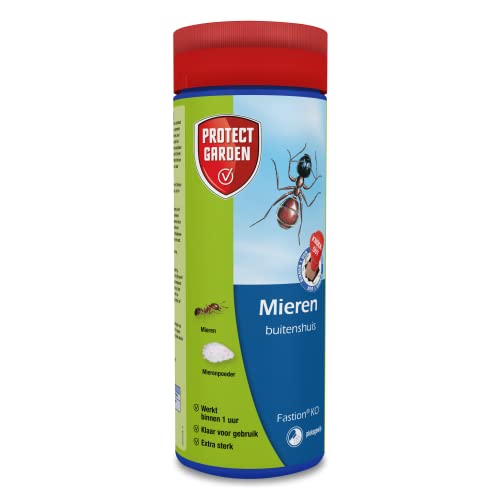 Protect Garden Fastion KO Mierenpoeder - 400 Gram - Mieren Bestrijdingsmiddel - Mieren Poeder - Krachtige Werking Tegen Mieren - Resultaat Binnen 1 Uur - Tot 6 Weken Bescherming