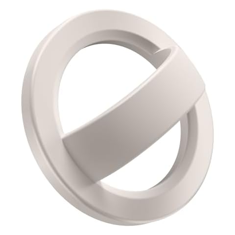 GONEZ Magnetic Phone Grip Compatible with MagSafe, Silicone Comfy Loop Grip Holder, Flexible Cell Phone Grip Finger Ring for Back of Phone for iPhone 16/15/14/13/12 Series, Stone Cover