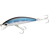 Hakengröße: #10 / #10 LUCKY CRAFT Humpback Minnow 50 SP Wobbler 5cm 3,2g Aurora Black