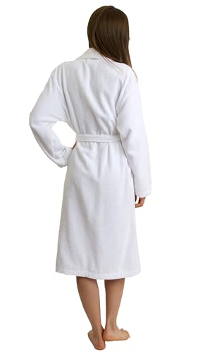 TowelSelections Womens Plush Bathrobe 100% Cotton Luxury Terry Shawl Bath Robe2