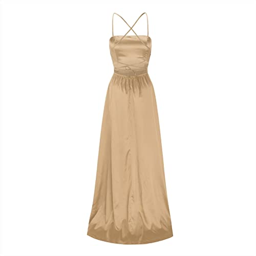 Robe de bal dos nu avec poches pour cacher les petits objets - 4
