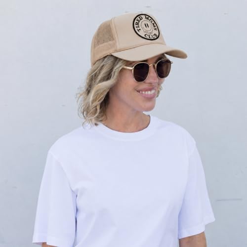 Image of Friday Feelin' Trucker Hat Women Baseball Cap Western Adjustable American Trucker Hats Fitted Mom Cap All Occasion- One Size