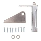 SOIMISS 2 Stück Kühlschrank Türscharniere 4x3 Zoll aus Zinklegierung Gewerblich Geeignet Universeller Ersatz für Gefrierschranktür mit Montageset