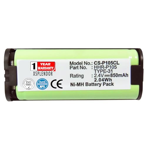 Xsplendor Replacement Battery for Avaya 3920 AP680BHP-AV DECT D160 Part NO BBTG0658001, BT-1009700503110 BT-1009 BT-1009A BT-1024
