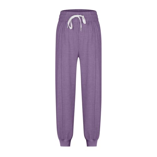 Kids Sweatpants Girl Boy High Waisted Jogger Pants Drawstring Elastic Waist Trouser Cinch Bottom Pants Casual Pant4