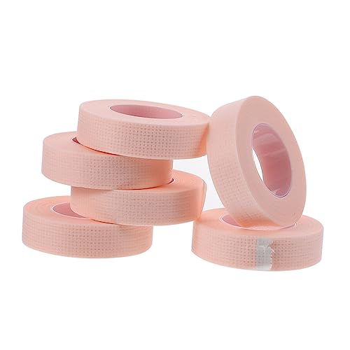 FOMIYES Eyelash Tapes for Lash Extension 6 Pcs Breathable Non-Woven Lash Tapes