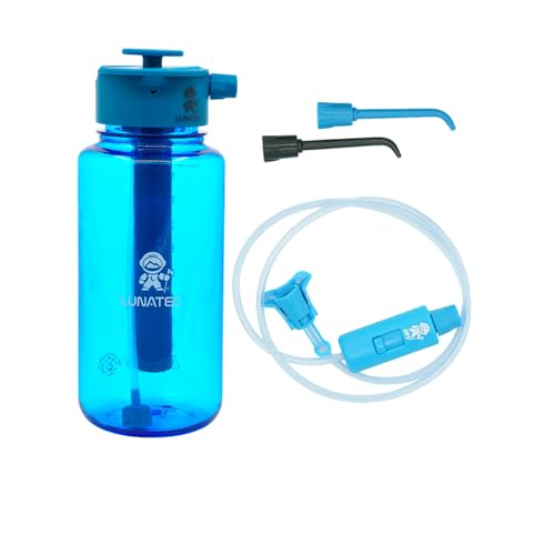 Lunatec Mist, Shower and Hydration Spray Water Bottle Bundle 1000ml Azul miniatura 1