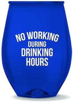 Pen Kit Mall PKM - Stemless Wine Glasses - Set of 12 - NOVELTY FUNNY SAYINGS - CAMPING -CHRISTMAS - NEW YEARS HALLOWEEN (NOVELTY FUNNY SAYINGS) - Image 2