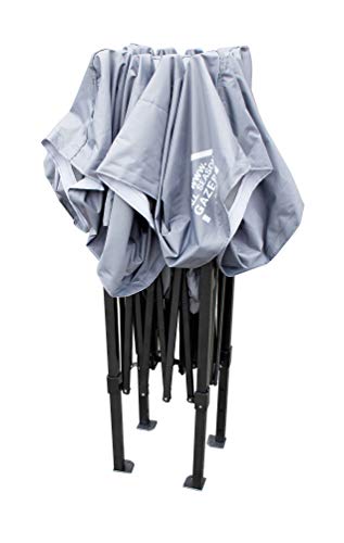 All Seasons Gazebos, 3 x 2 m, robuust, volledig waterdicht, premium pop-up tuinhuisje + draagtas en gewichten (metallic grijs) - Afbeelding 6