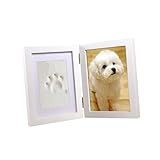 Marco de fotos conmemorativo: crea y enmarca fácilmente una impresión de la pata de tu mascota.