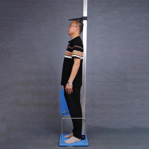 Aluminum Alloy Height Measurement - Easy to Use Portable Stadiometer/Unit Sith MM Height Ruler - Portable Height Measuring Pole for Gym, Pediatric, Medical Offices