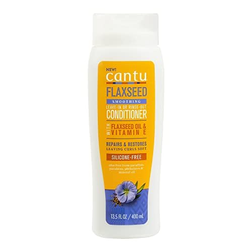 Cantu Flaxseed Conditioner Leave-In Or Rinse-Out 13.5 Ounce image 4