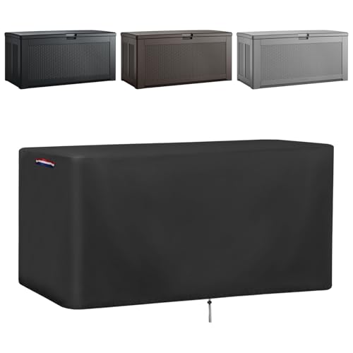 56 In Outdoor Storage Deck Box Cover for Rubber Maid Container Bin 134 Gal