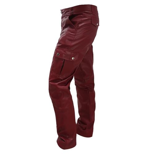 Pantalon cargo costume de carnaval et festival steampunk en similicuir - 2