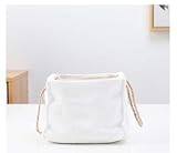 Handmade Modern Home/ Garden Elegant White Bag with String Design Ceramic Flower Planter Pot Succule