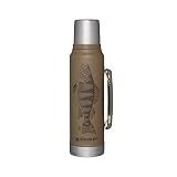 Stanley Classic Legendary Botella Termica 1 Litro - Mantiene Frío o Calor 24 Horas - Termo Cafe - Cantimplora Acero Inoxidable - Sin BPA - Apto Para Lavavajillas - Tan Peter Perch