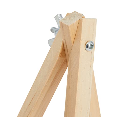 Juvale 6-Pack Wooden Easel, Mini Easel Stands And Place Card Holders For Table Top Artwork Display, Invitations, Photos, Party Favors, Diy Arts And Crafts Projects (7 Inches) #TOP5