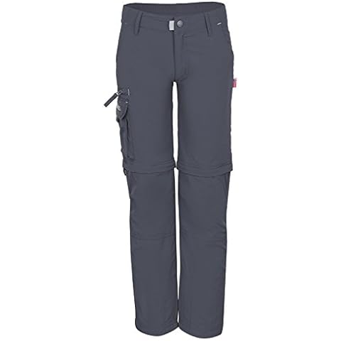 Trollkids Pantalones Quick-Dry Oppland Slim Fit, Gris Oscuro, Talla 9 años Cover