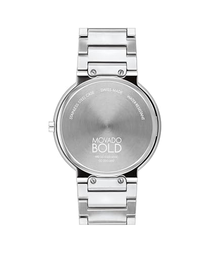 Movado Bold Horizon Ultra Thin Watch for Men and Women - Swiss Made - Water Resistant 3ATM/30 Meters - Sleek and Slim Premium Luxury Wristwatch for Everyone - 40mm3