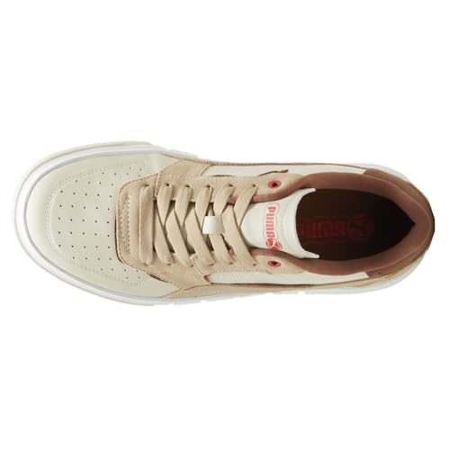 PUMA Womens Cali Court No Filter Lace Up Sneakers Shoes Casual - Beige, Off White4