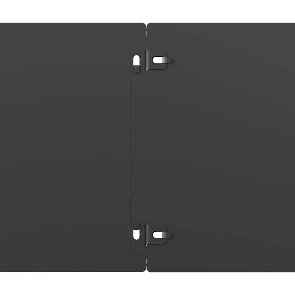Krawędzie trawnika, 30 sztuk, czarne, 20 x 103 cm, stal walcowana na zimno, krawędź do koszenia, system wtykowy, odporny na warunki atmosferyczne, elastyczne, do obrzeży grządek ogrodowych