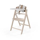 cybex サイベックス クリック&フォールド 3-IN-1 キッズチェア ハイチェア 折りたたみ 持ち運び 子供 椅子 木製 メーカー2年保証 3歳から 大人まで 長く使える 高さ調節 北欧 スタイリッシュ 正規品 (オールナチュラル 3-IN-1)