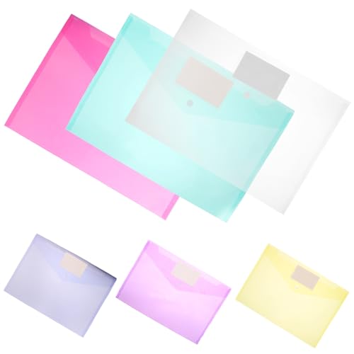 DIYEAH 6������{�^�����t�@�C���o�b�O A4�T�C�Y ���ޕ��� PP���ϖ��Ճt�@�C�����[�o�b�O �F���������Ή� �I�t�B�X �w�Z�p���ރz���_�[