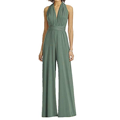 Preisvergleich Produktbild NOBRAND Jumpsuit Wide Leg Jumpsuit Gr. Medium, grün