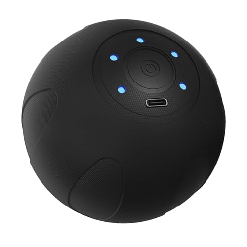 Bola Vibratoria De Masaje - Masajeador Cervical De 5 Velocidades | Herramienta De Masaje Recargable Portátil Para Espalda Hombros Cuello Cintura Muslos Brazos Y Más