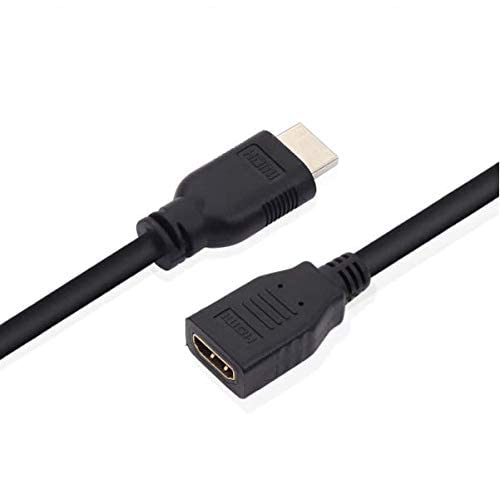 AMBLIC 1.5 Meter Long Wire High Speed HDMI Male to Female Extension Cable Compatible with Laptop/PC,LCD/LED TV,Projector 4K-3D Resolution Supports HDMI Extension Cable (HDMI M TO F) (B0B4B6K6QG) Amazon Price History, Amazon Price Tracker