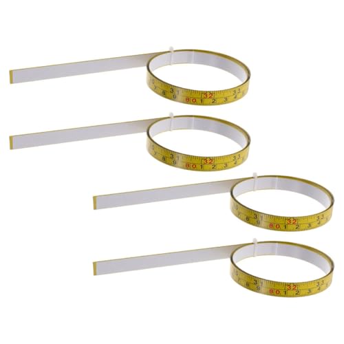 Cinta adhesiva de acero 4pcs 1m métrica e imperial miniatura 1