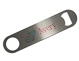 Personalized Chinese Zodiac Bar Bottle Opener - Silver w/Name or Text