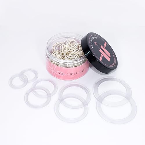 Invisible Clothing Accessory to Cinch Shirt, Dress, Skirt, Scarf for a custom tailored fit. Set includes 8 rings-4 sizes. Replaces Cinch Clips, Dress Clips,Crop Tuck