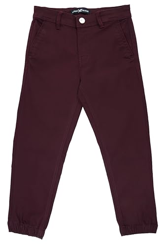 X RAY Stretchy Colored Jogger Style Boy Pants (4-18), Casual Pants for Boys with Tapered Leg