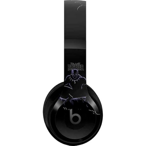 Skinit Decal Audio Skin Compatible with Beats Studio Pro Wireless Headphones - Officially Licensed Marvel Black Panther Night Time Watch Design