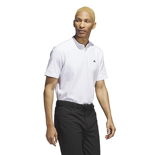 adidas Men's Go-to Henley Golf Polo Shirt2