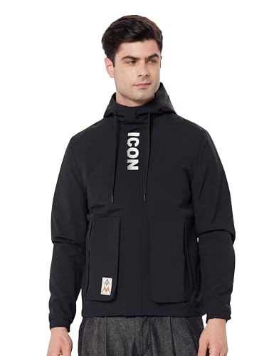 Image of Qube By Fort Collins Men's Polyester Standard Length Regular Fit Lightweight Winter Jacket - Sporty, Stylish & Warm Outerwear for Cold Weather