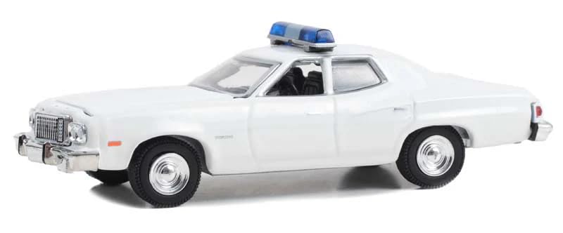 Greenlight 43013L Hot Pursuit - 1977-78 Dodge Monaco Police Cruiser- White 1:64 Scale Diecast with Lightbar