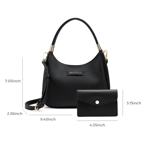 Image of NEWBELLA Hobo Purse, PU Leather Shoulder Bag, Tote Handbag for Work and Travel
