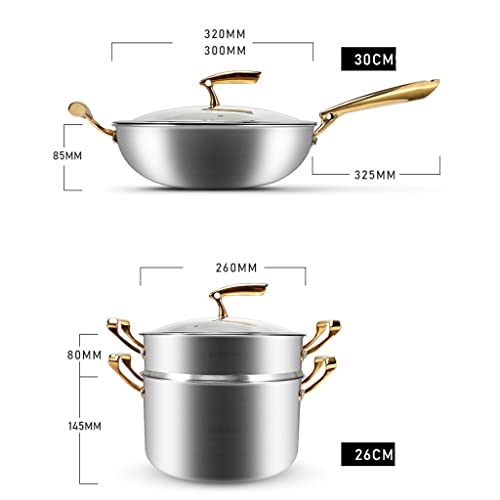 Set de utensilios de cocina acero inoxidable miniatura 3
