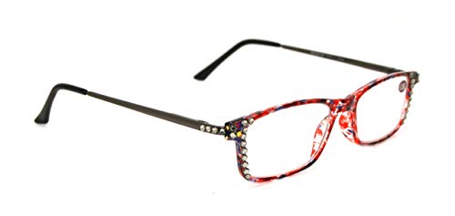 reading glasses swarovski crystal frames