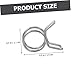 JECOMPRIS Strong Stainless Steel Spring Clips 120pcs Hose Clamp Fasteners Line Hose Clamp for Automotive Industrial