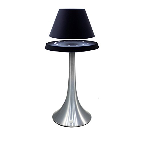 Lampe anti-gravité ALTHURIA PureLine NOIRE pied ALUMINIUM - Noir